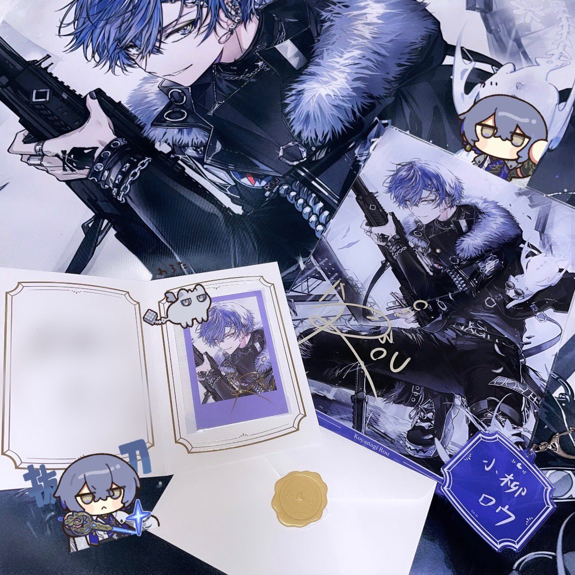 バースデーグッズきた⊂( ᴖ ̫ᴖ)⊃ #小柳ロウ誕生日2025 #放ロウ者