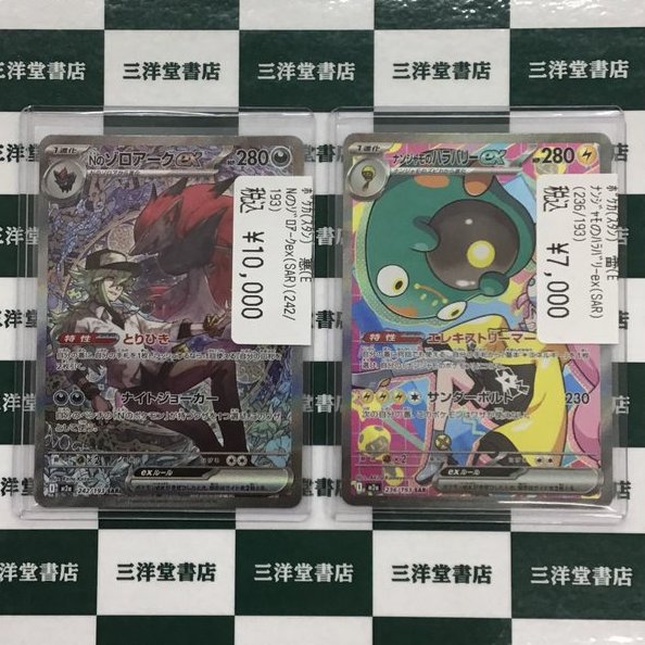 ポケカ 人気の高レアリティカード 🐺Nのゾロアークex（SAR