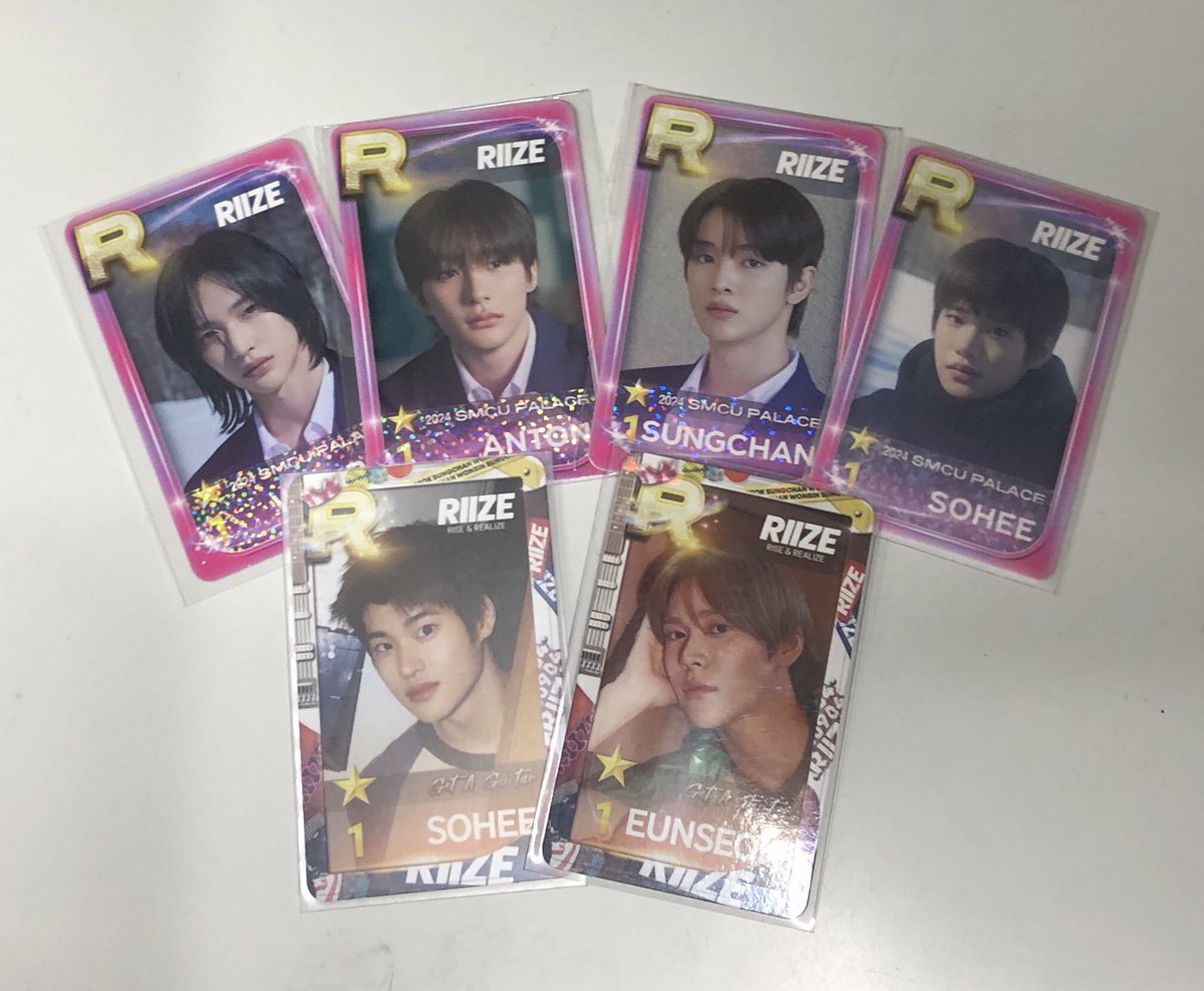🧡#RIIZE RIIZE 🧡 SUPER STAR SMTOWN のトレカがまとまって入荷致し