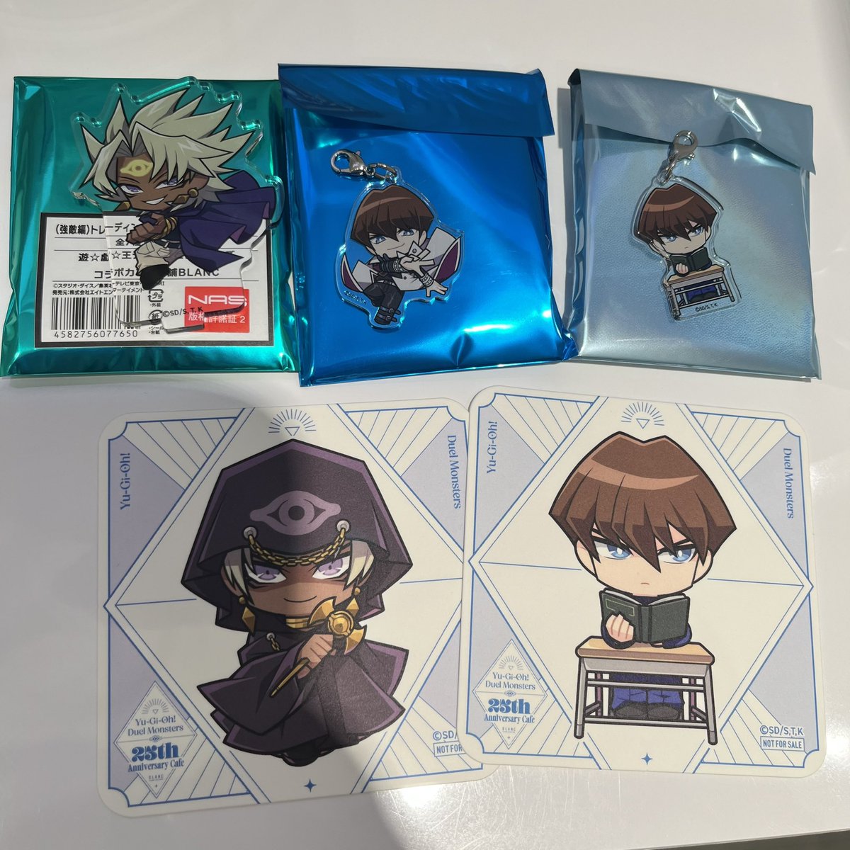 交換希望】遊戯王 遊☆戯☆王 BLANC CAFE カフェ 譲:コースター→海馬