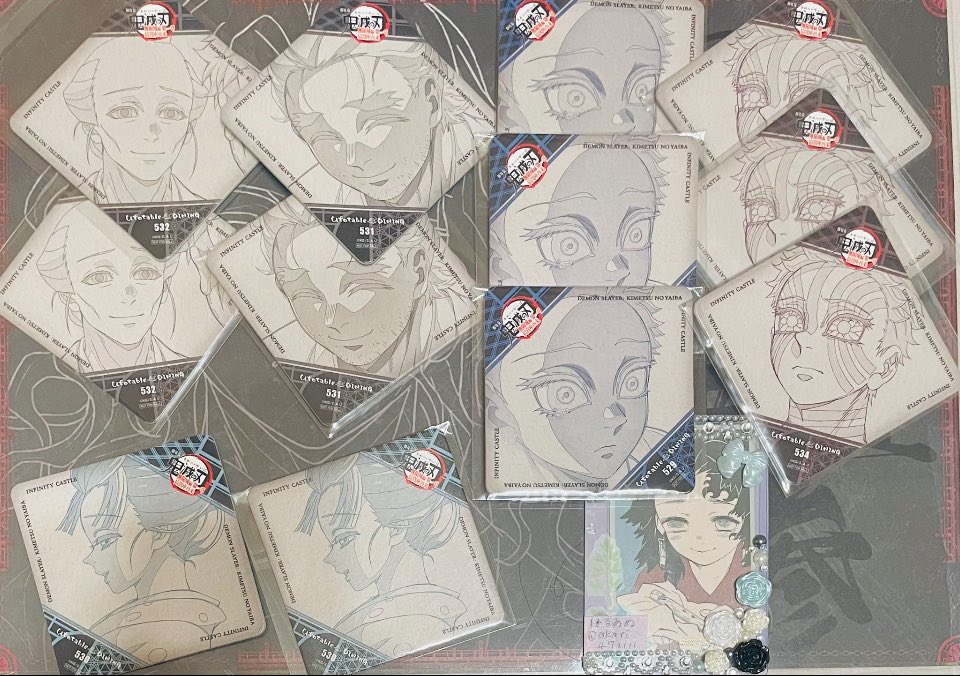交換】鬼滅の刃 ダイニング dining お楽しみくじ チェキ風ブロマイド