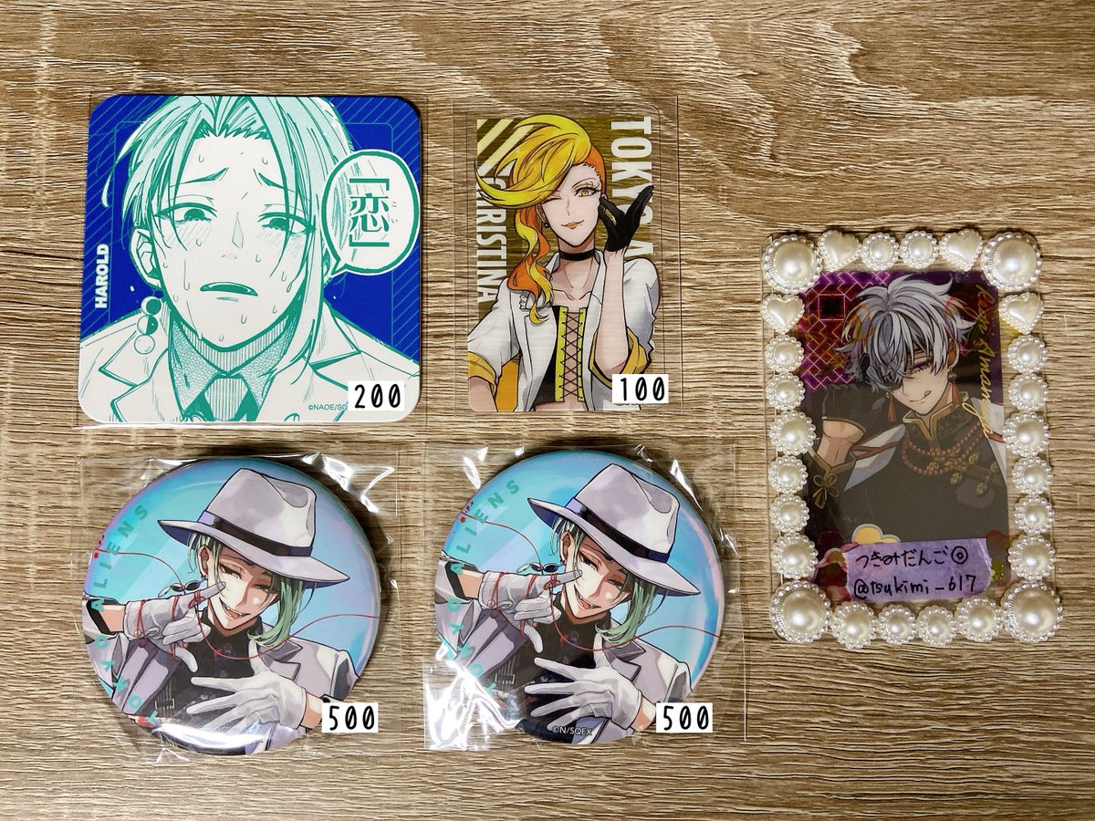 譲渡/交換】東京エイリアンズ 缶バッジ アクスタ 特典 クリカ ポスカ