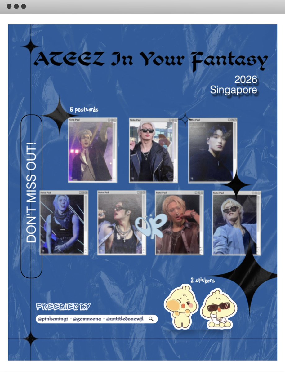 RT & like are appreciated🖤 ateez in your fantasy in singapore