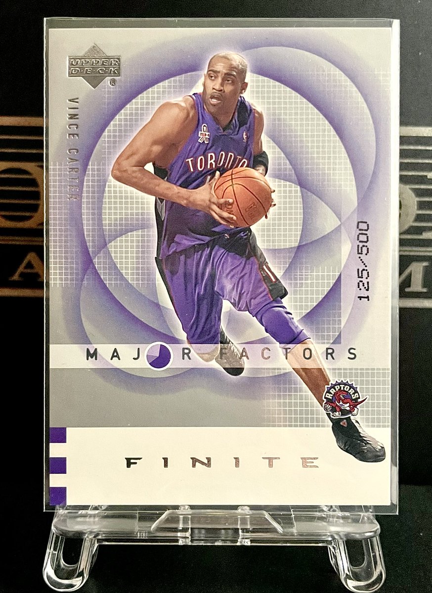 🏀2001-02 Upper Deck FINITE “MAJOR FACTORS” Vince Carter /500