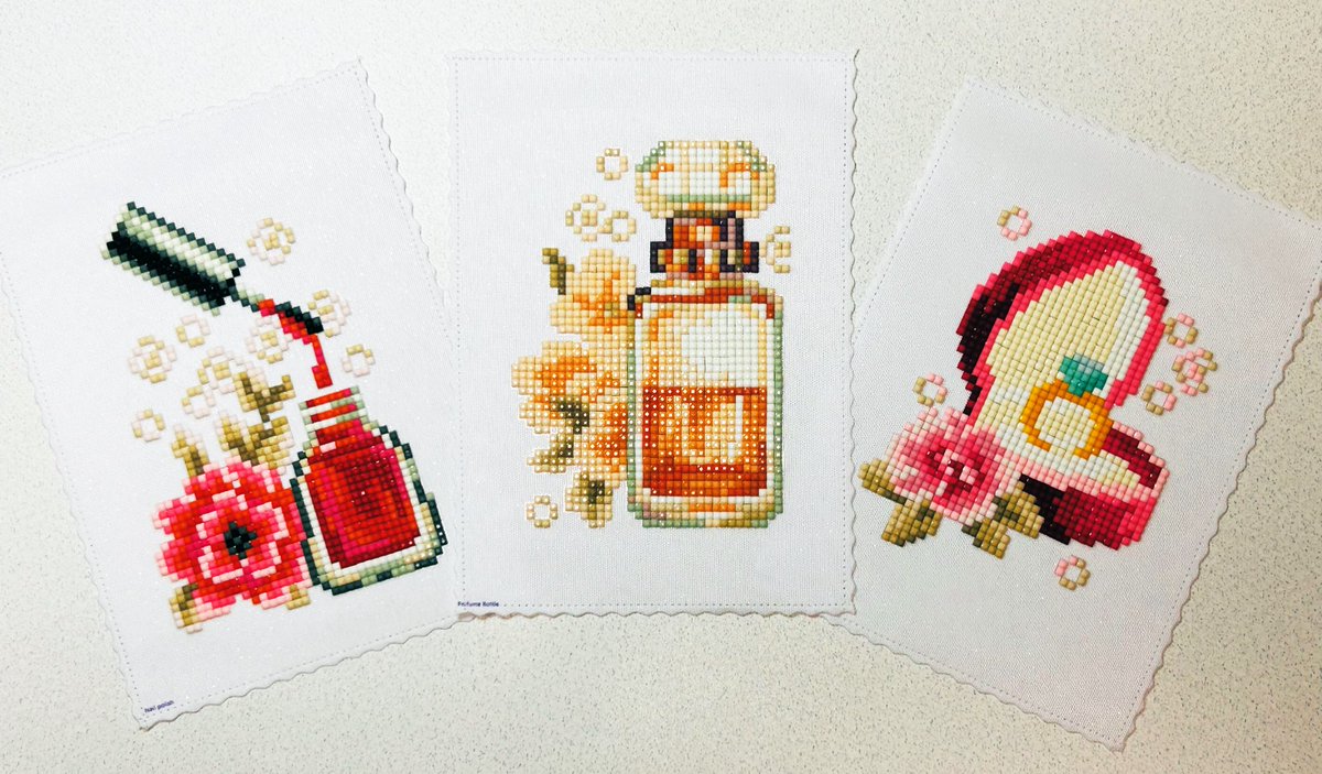 DreamerのミニDA10枚中3枚完成🙌 マニキュア、香水、指輪…可愛い