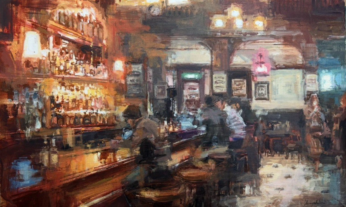 2026『ゆるやかな時間のなかで』53×33㎝ （M10号）oil on Canvas