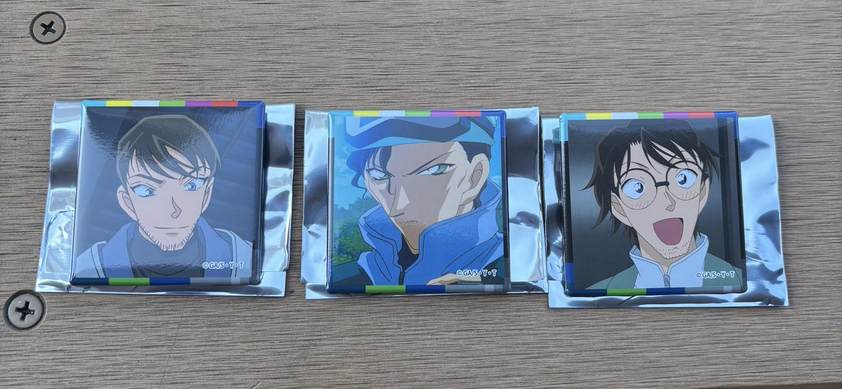 交換 名探偵コナン コナン コナン展 スクエア缶バッジvol.2 スクエア缶