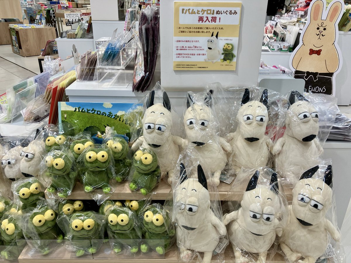 再入荷のお知らせ✨ 大人気！バムとケロのケロのぬいぐるみが再入荷