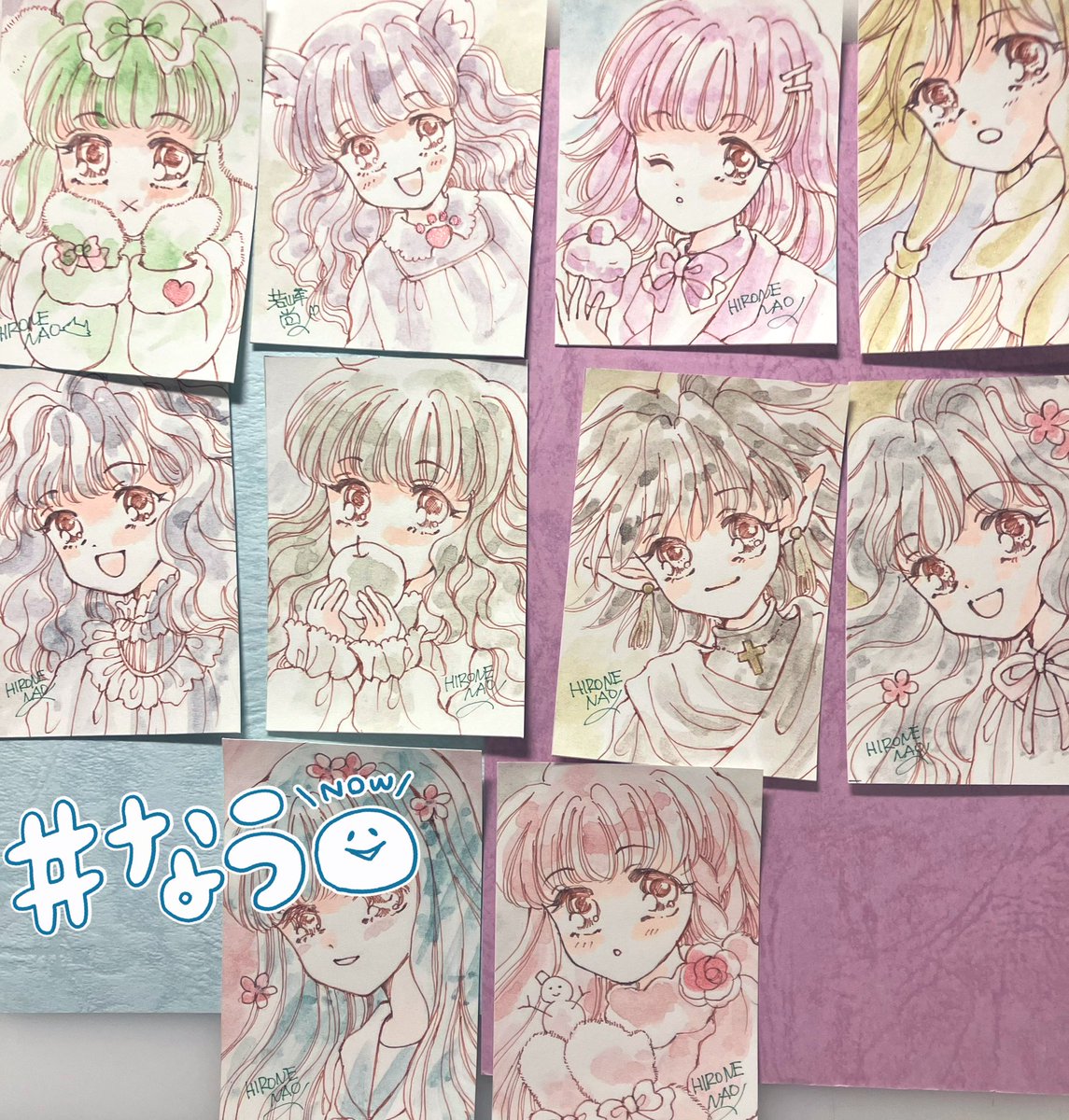 アナログイラスト展 #川崎文具店 原画チャ🌹追納分出先にてw完成