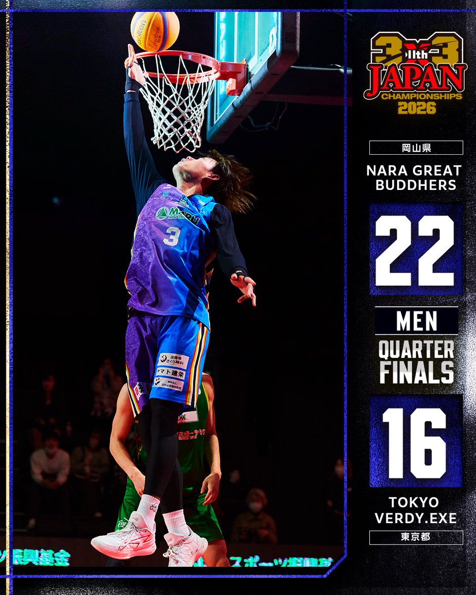 3x3JPC 🏀GAME RESULT🏀 【11TH 3x3 JAPAN CHAMPIONSHIPS｜DAY1