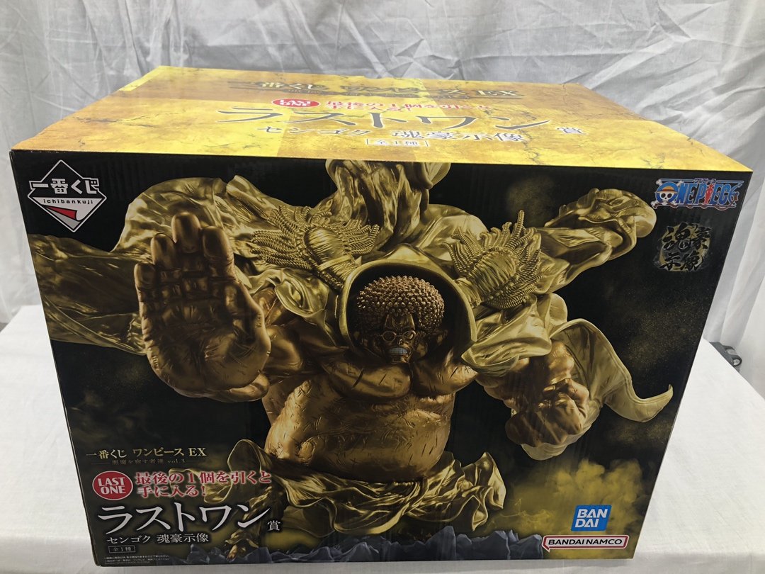 買取速報！】 一番くじ ワンピース EX ラストワン賞 センゴク 魂豪示像