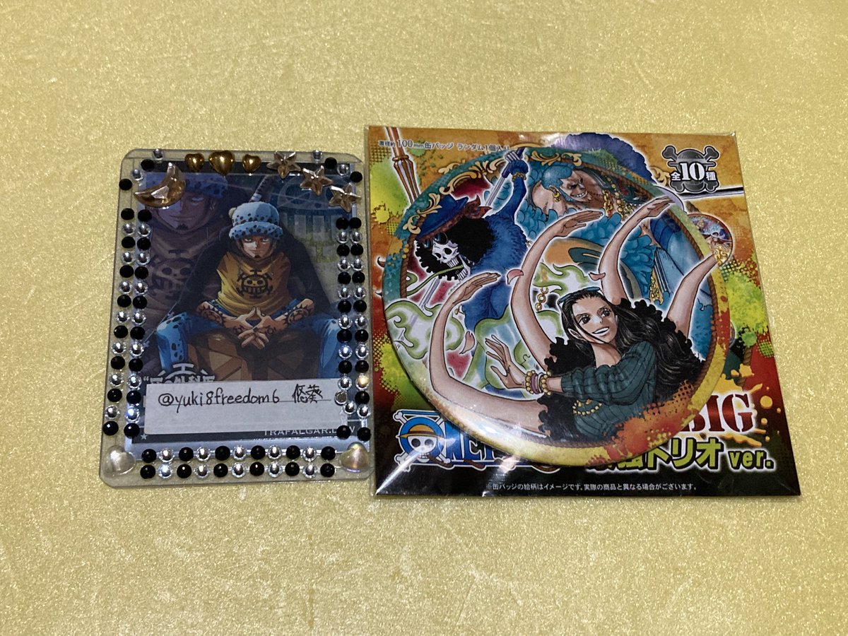 譲渡交換】ONEPIECE ワンピース コレクション缶バッジBIG 最強トリオ