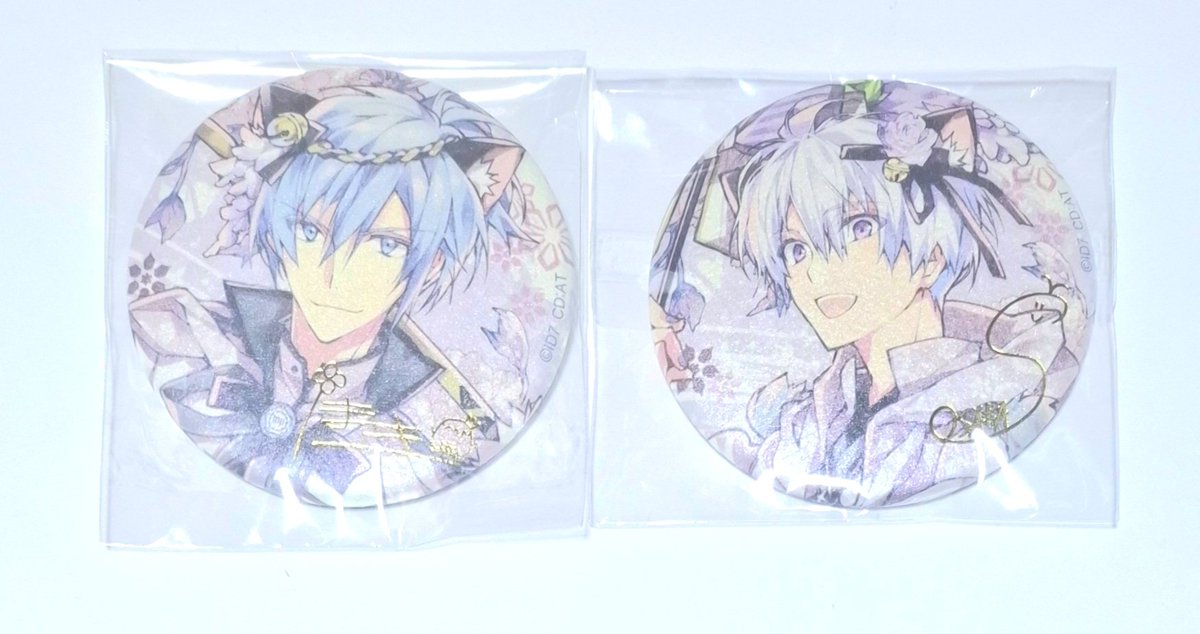 交換 譲渡】アイドリッシュセブン アイナナ 6周年 猫耳 缶バッジ 譲 環