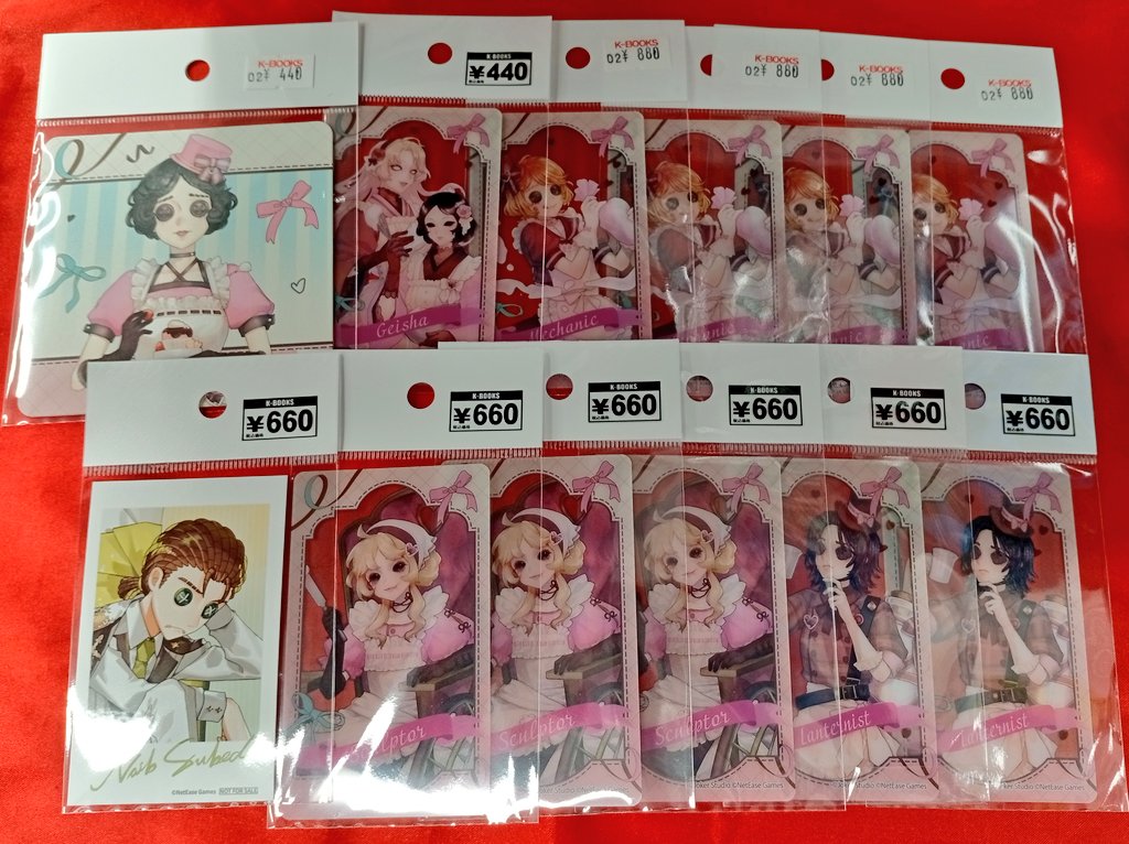 入荷情報】 第五人格 IdentityV 東京タワーコラボ SNS風クリアカード