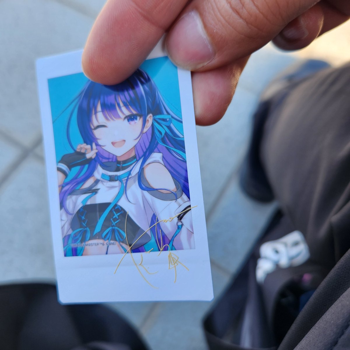 上水流さんのサイン入りチェキ当たったー。 #876プロフェス