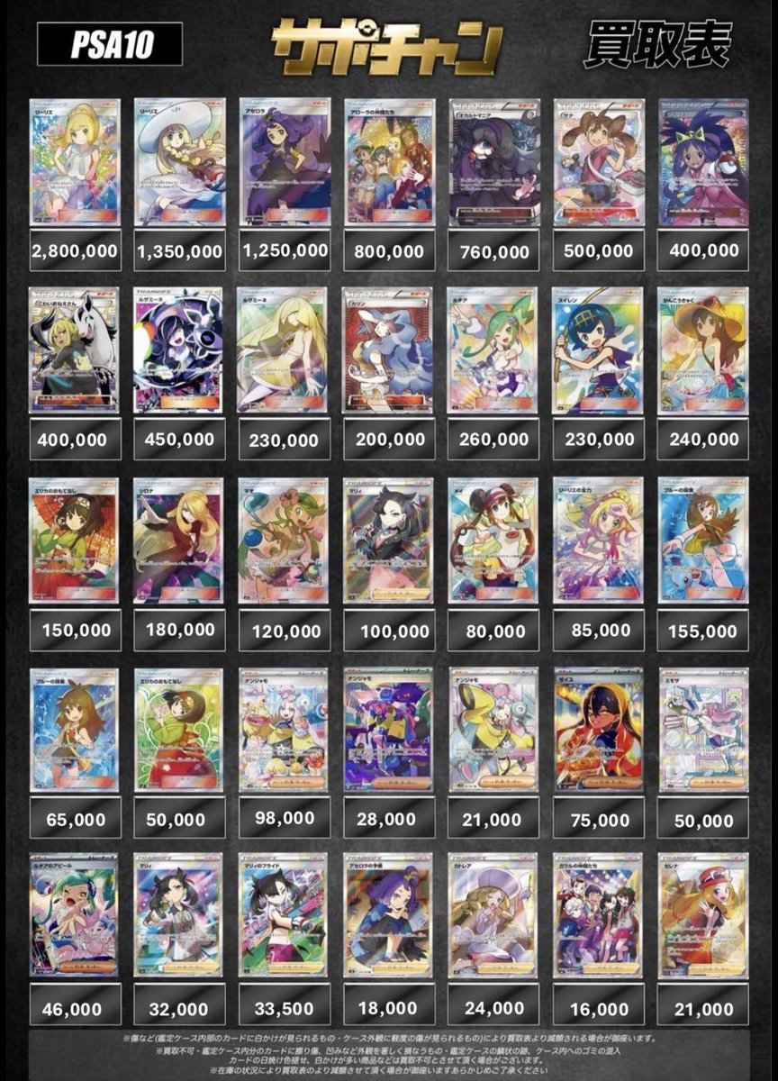 Post by サポートチャンス大阪日本橋本店 on X: PSA10買取