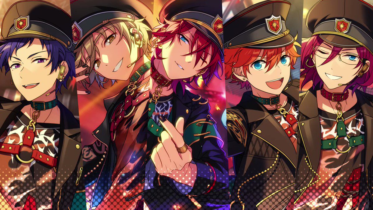 シャッフルユニット『Flambé！』 ☆5 天城 燐音 ☆5 真白 友也 ☆4