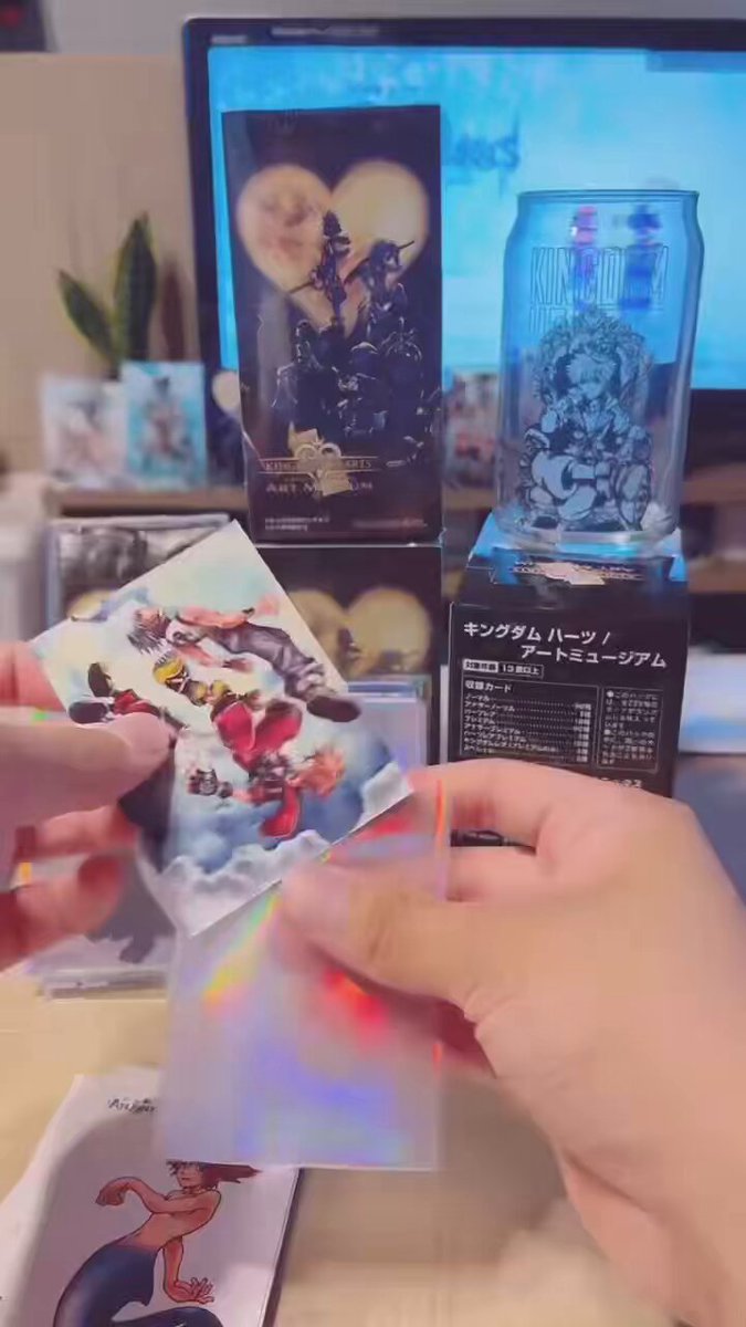 キングダムハーツ/アートミュージアムBOX開封配信してたところ