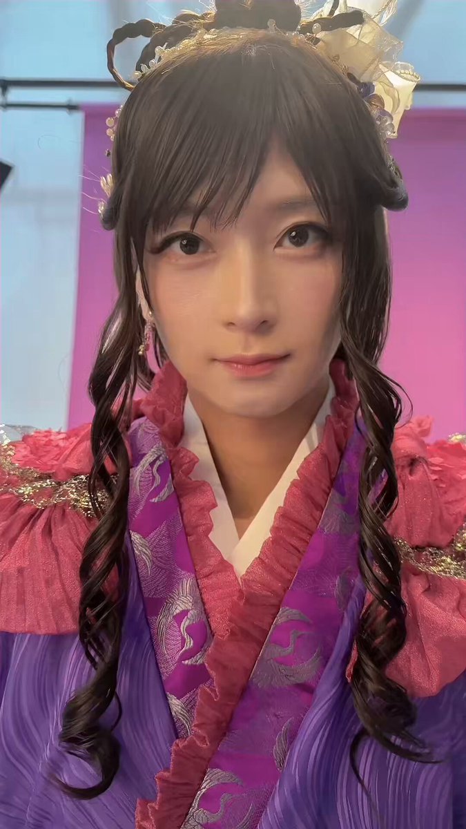 剣劇「三國志演技〜曹魏〜」明治座にて上演中⚔️ 貂蝉撮影時の荒牧