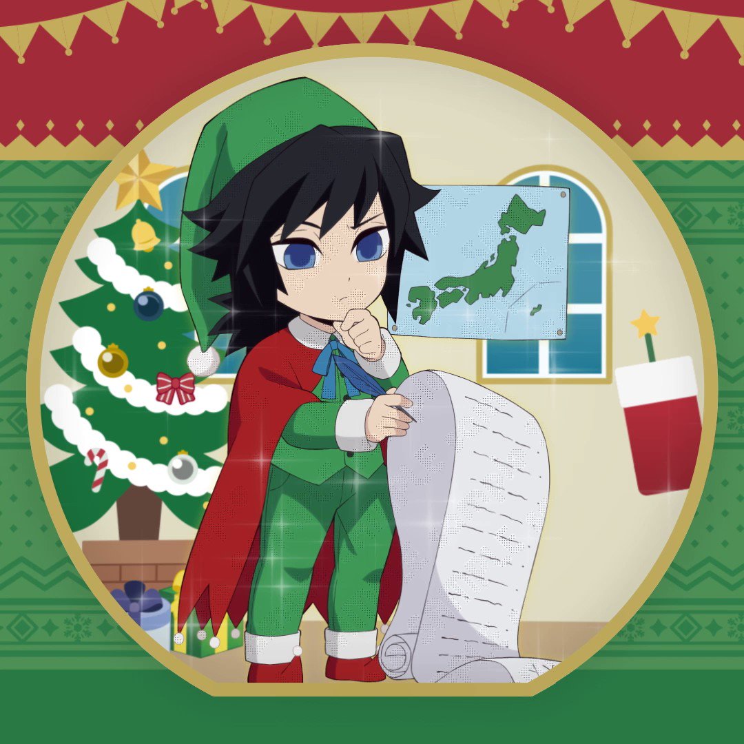 アニメ「鬼滅の刃」クリスマスイベント2022】 描き下ろしイラストのご