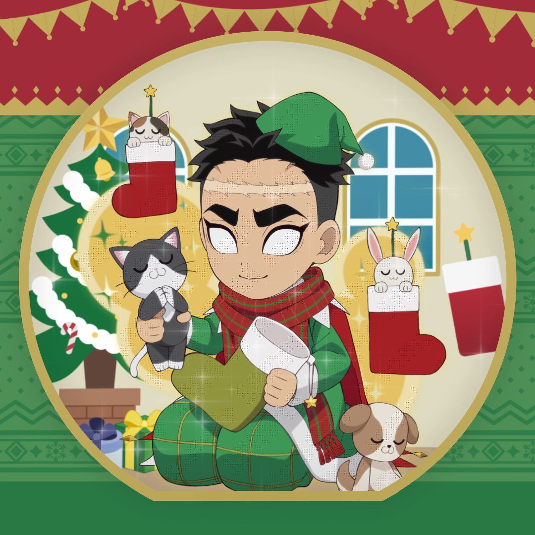 アニメ「鬼滅の刃」クリスマスイベント2022】 描き下ろしイラストのご