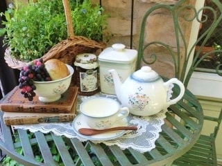 マニーローズ ホーロー コランダー - 「フランス雑貨マニー