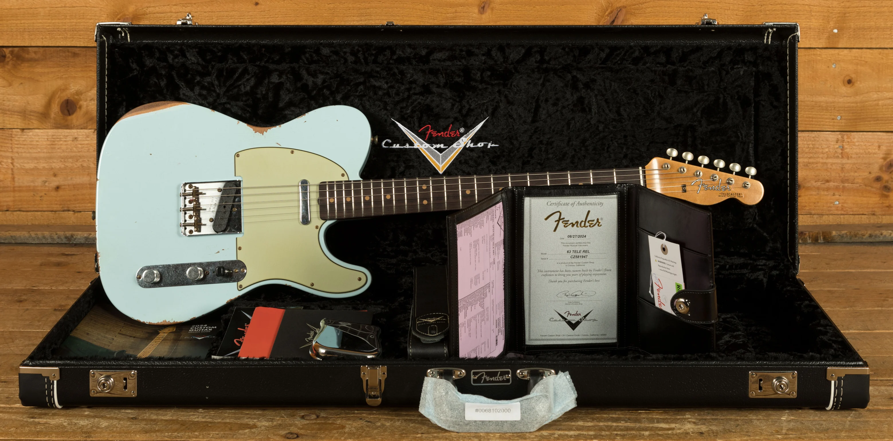 Fender Custom Shop 63 Tele - Relic Sonic Blue