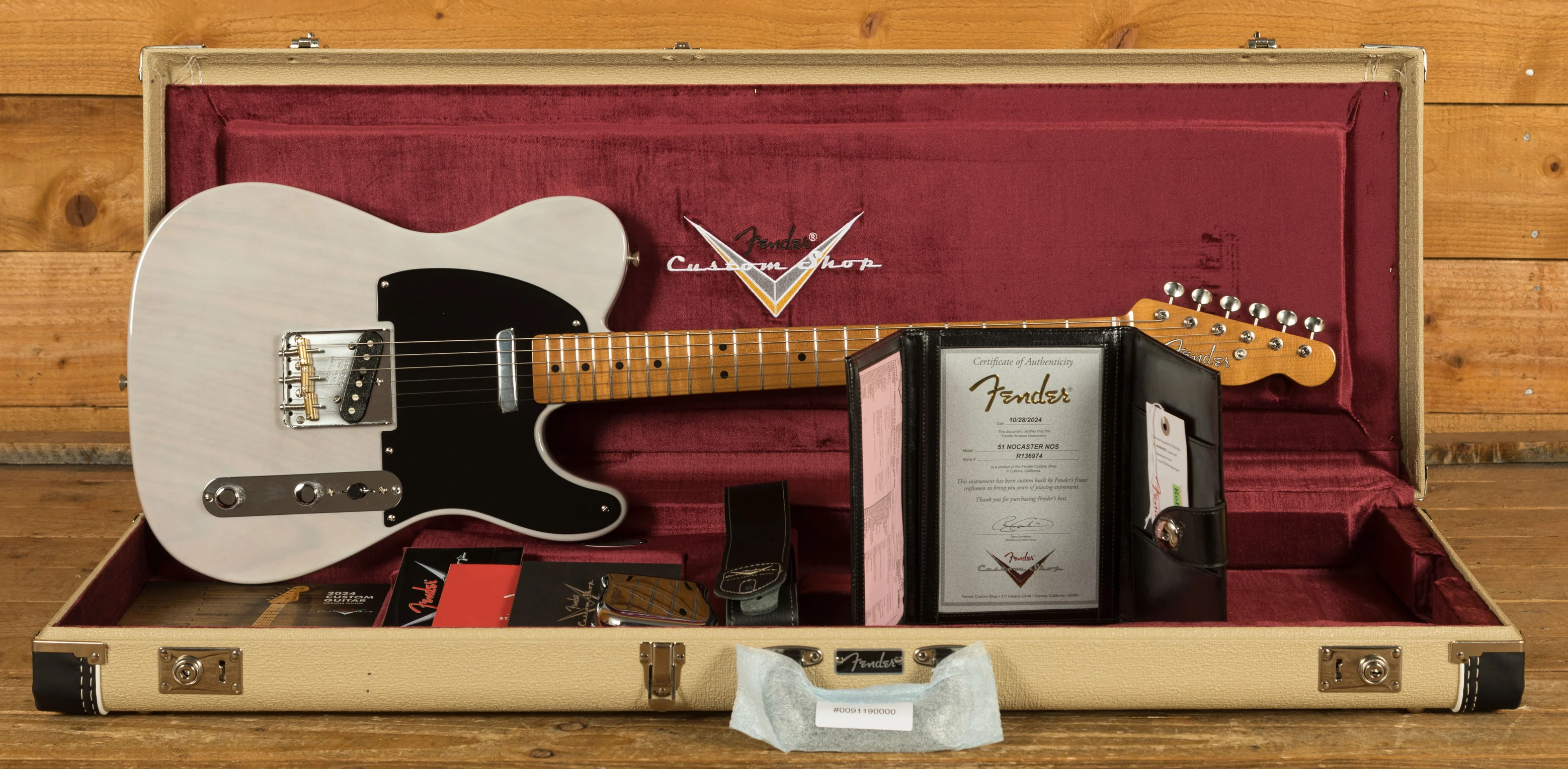 Fender Custom Shop 51 Nocaster - NOS White Blonde