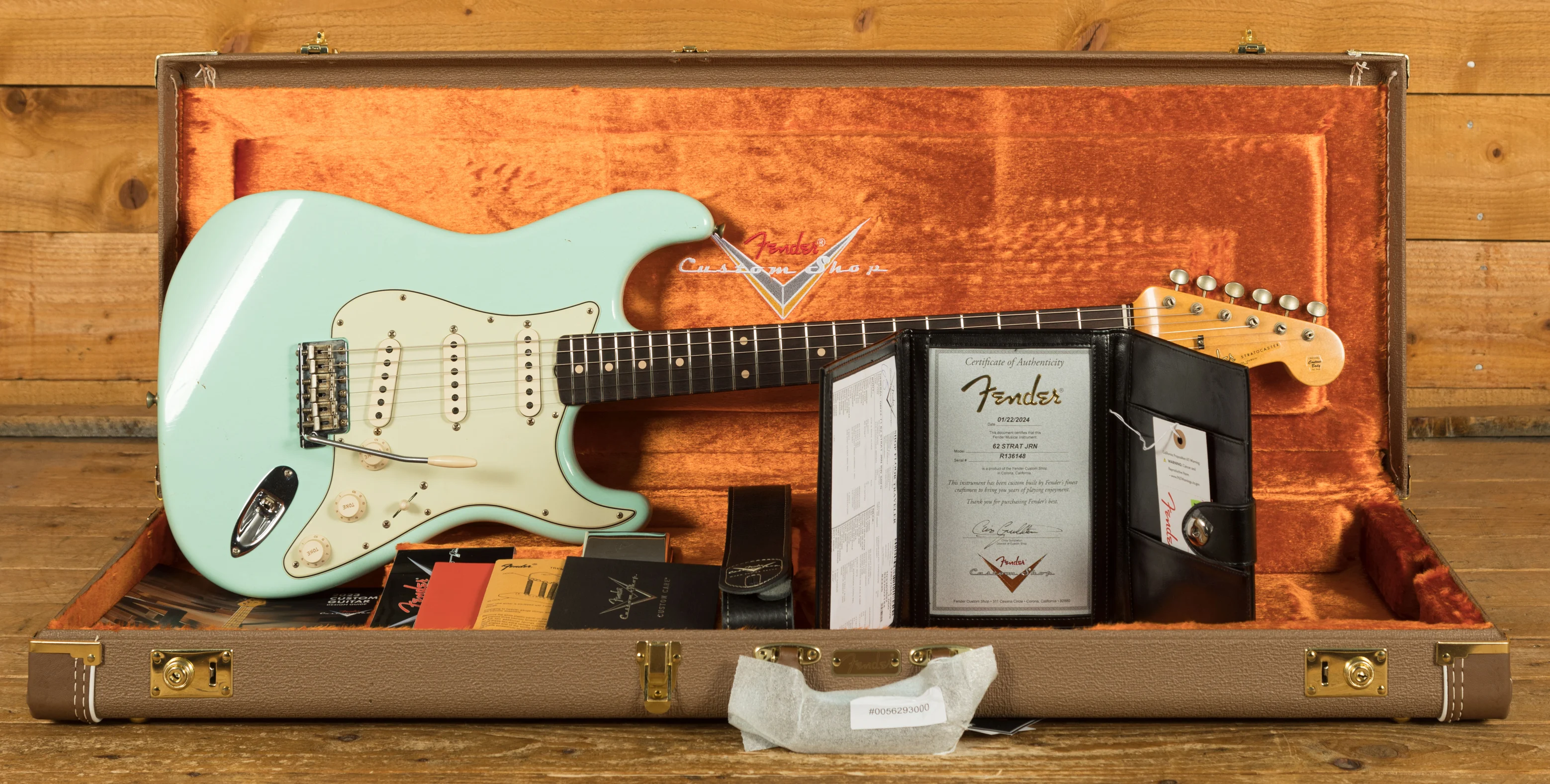 Fender Custom Shop 62 Strat - Journeyman Relic Surf Green