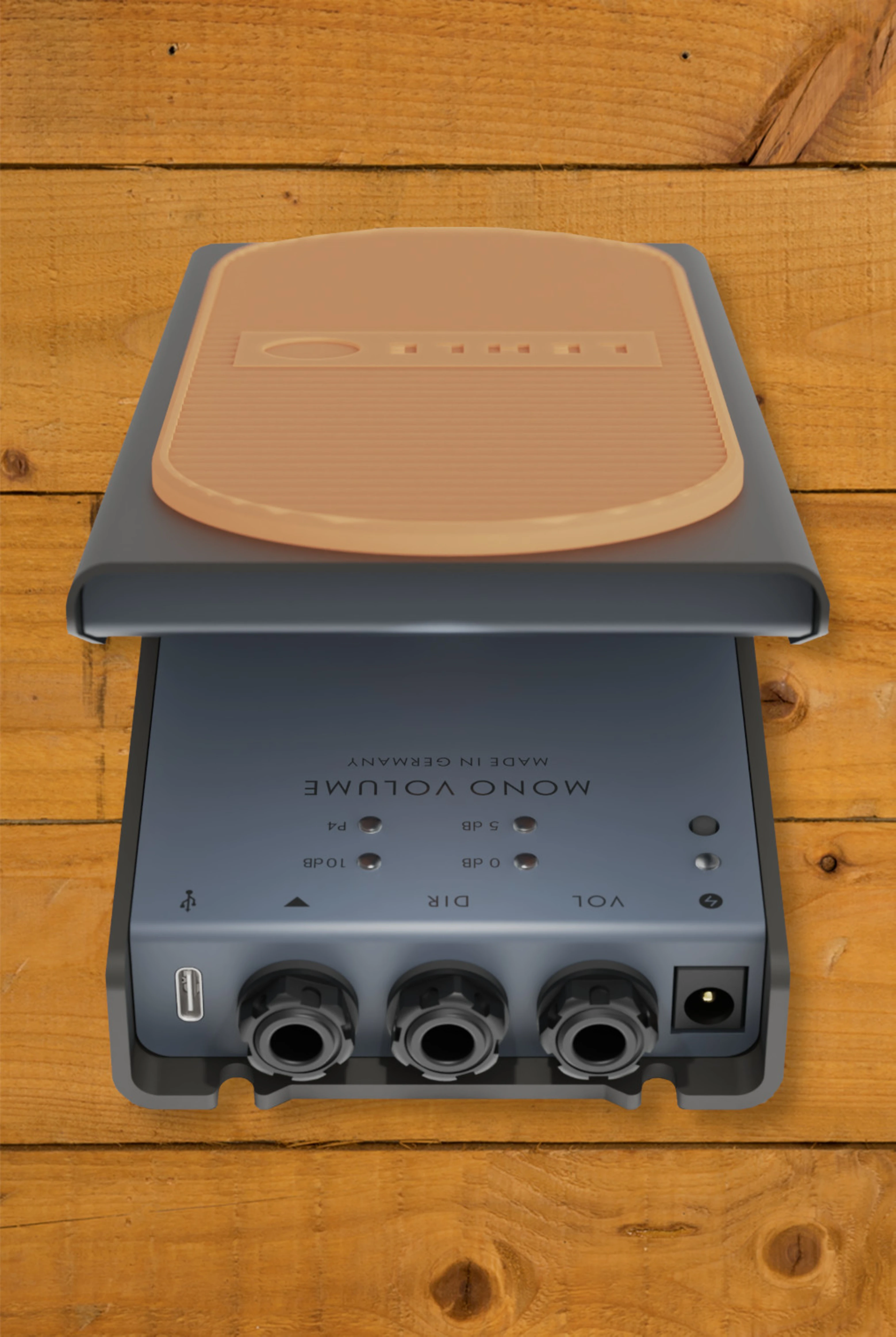 ギター LEHLE MONO VOLUME S LEHLE MONO VOLUME S: 小型で摩耗のないボリュームペダル