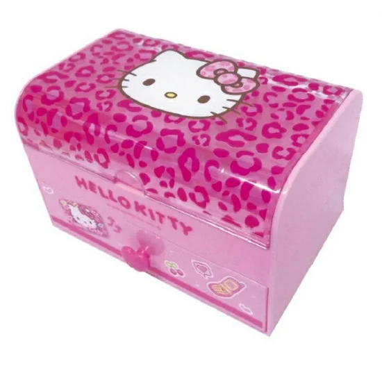 平成コギャル集合です！キティちゃんの懐かしヒョウ柄が小物入れになり