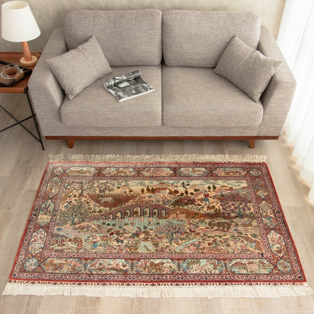 GOKOKU ゴコク トルコ絨毯（手織り） ラグサイズ – Persiadirect