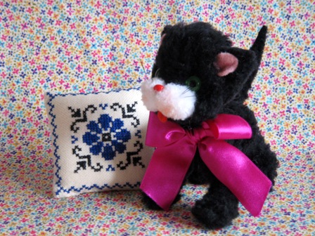 ハンガリー モール人形 ネズミ モールアート モールベア 花摘みネズミ