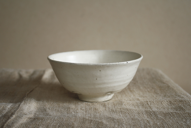 喜多村光史さんの粉引蕎麦猪口 : 青蓮亭日記