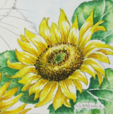 ひまわりの絵 : 油絵画家、永月水人のArt Life