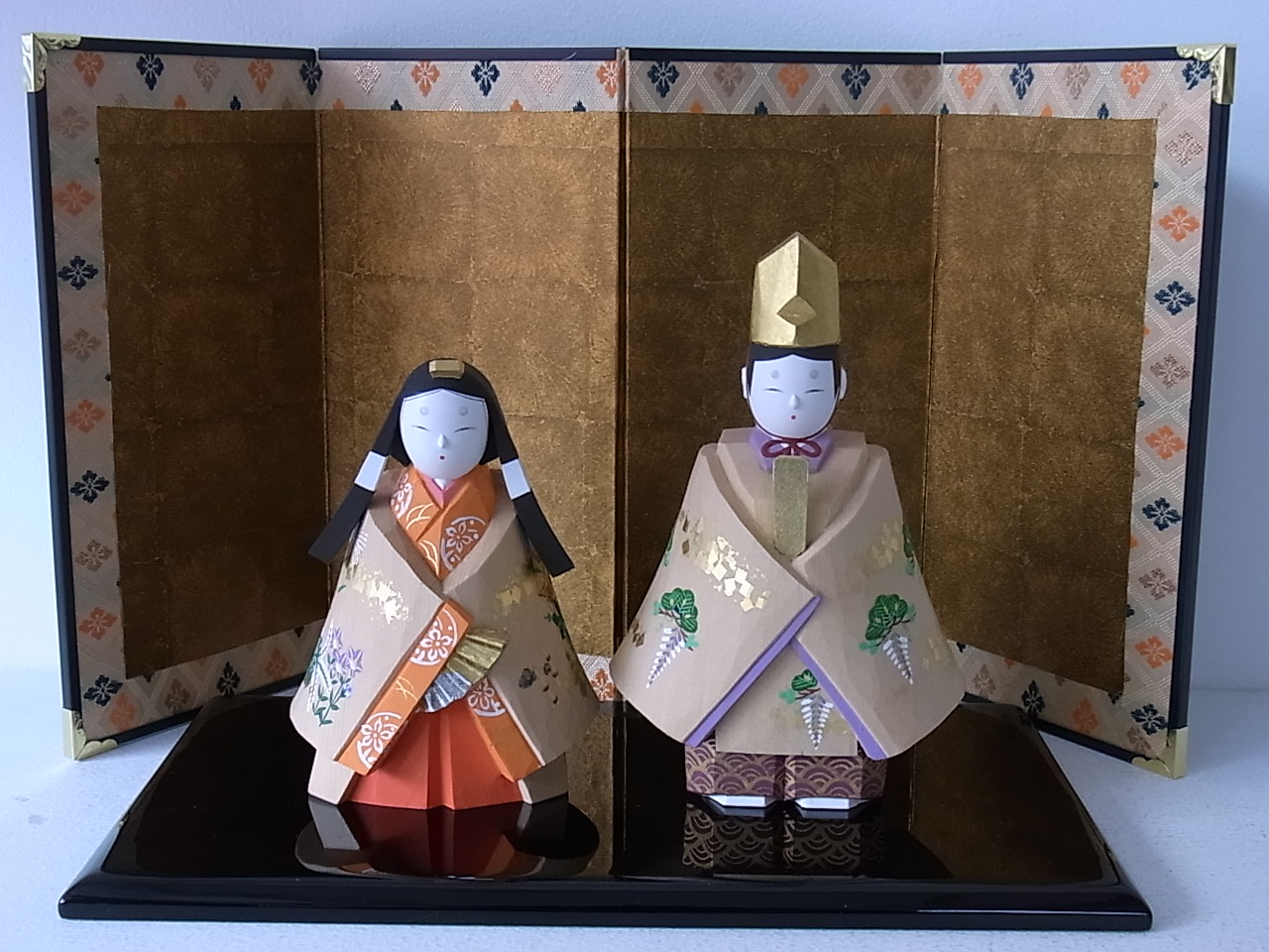 南都 松鳳作 一刀彫 雛 立雛