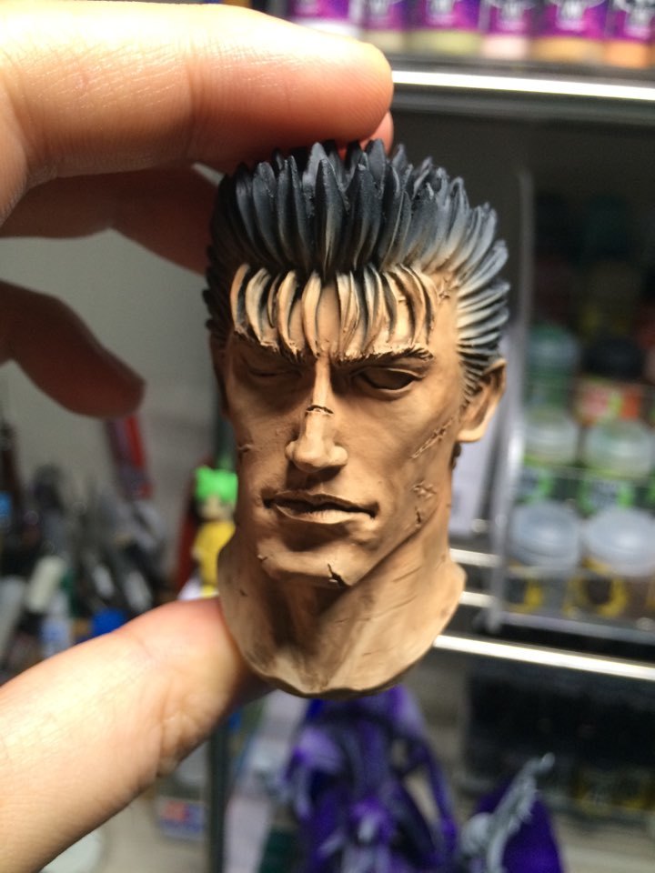 HEADLONG ベルセルク ガッツ胸像 : san's workshop