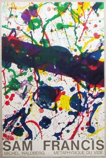 サム・フランシスのポスター「Sam Francis Métaphysique du vide(II