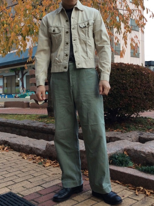 40's USMC P-41HBT極上品ヴィンテージミリタリーヘリンボーンパンツ