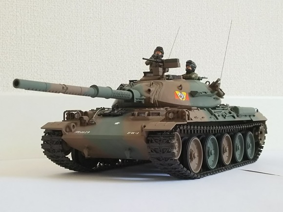 タミヤ・1/35 陸上自衛隊 74式戦車（冬期装備） : 燃やせないごみ研究所