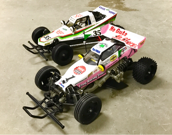 タミヤ マイティフロッグ改造 フロントモノショックカスタム完成