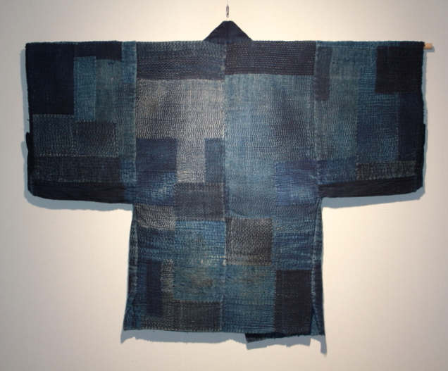 古布 木綿 刺し子 襤褸 Japanese Antique Textile Sashiko Boro : 京都