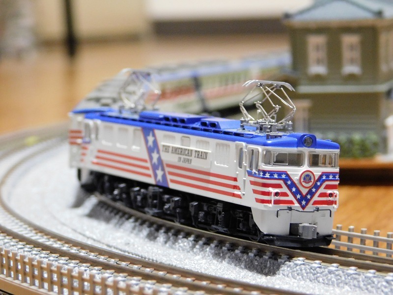 在籍車両】 マイクロ 50系 ＋ KATO EF60 アメリカントレインタイプ