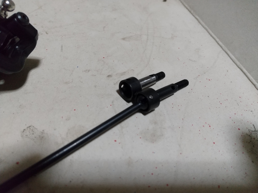 DB－01フロントユニバーサルシャフト 普通の6角ハブ化 : 動力模型