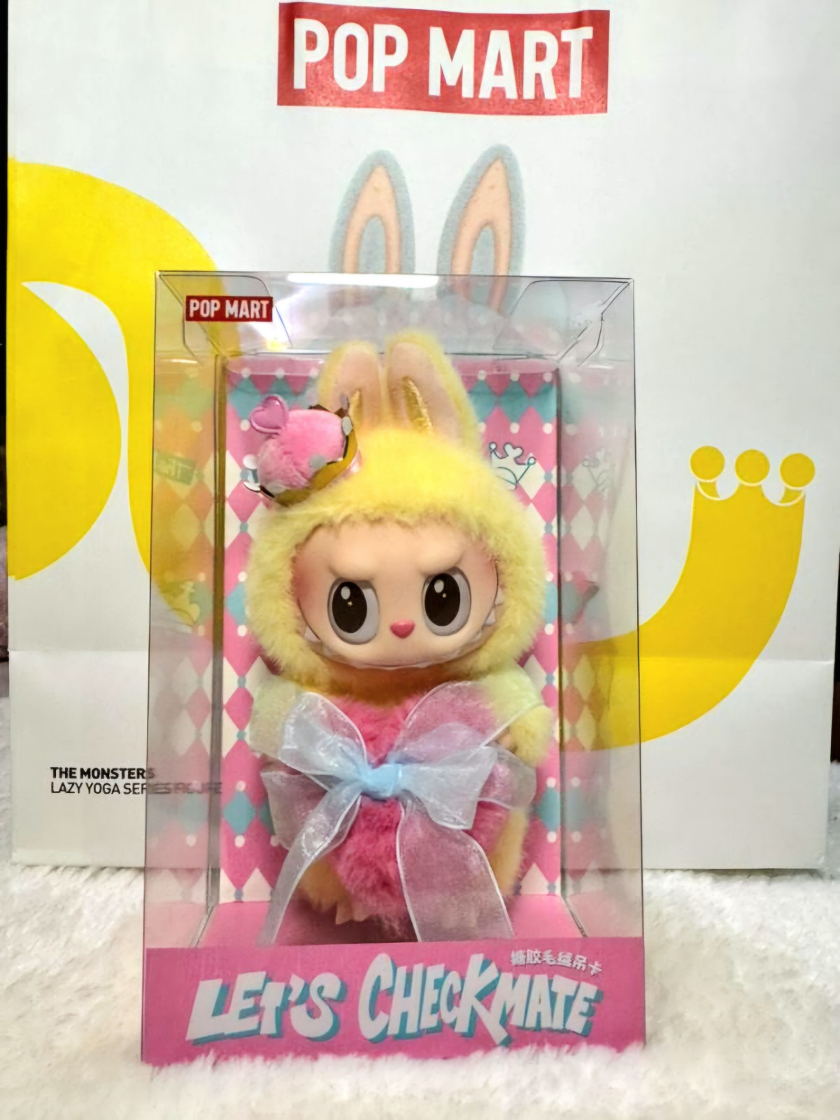 OFFICIAL AUTHENTIC LABUBU THE MONSTERS Let's Checkmate Vinyl Plush