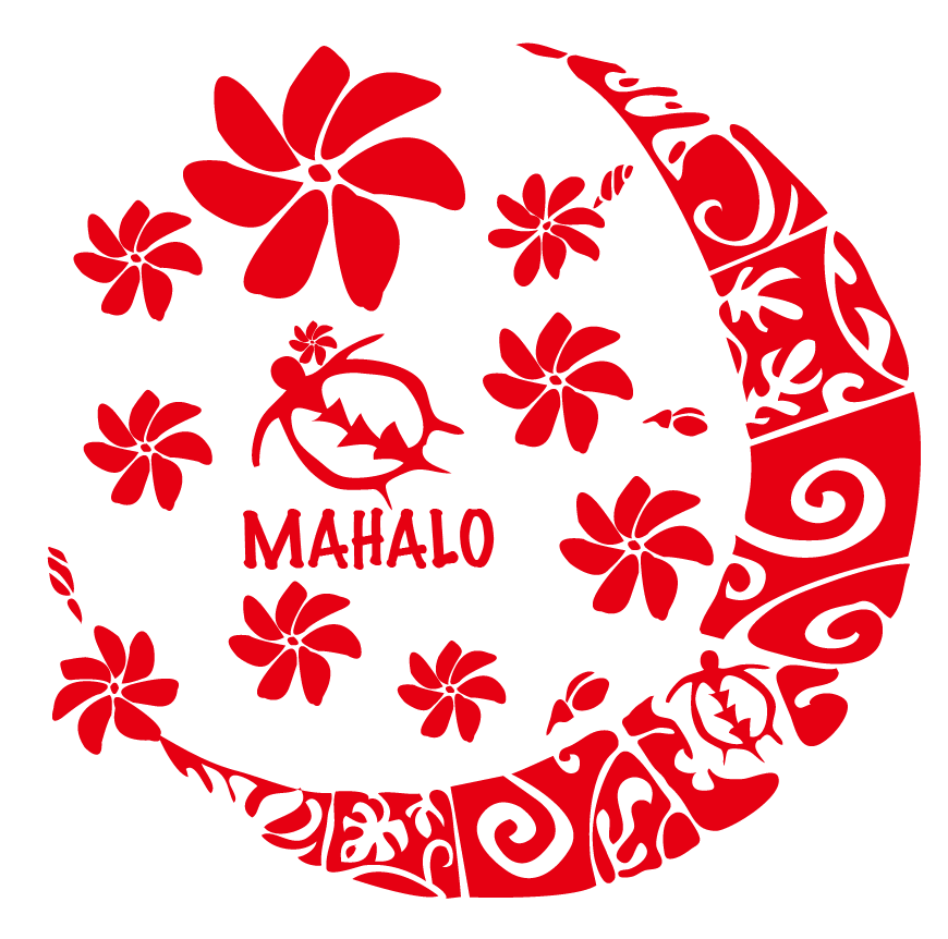 ハワイアンイラスト素材＊Red - まりえらんど