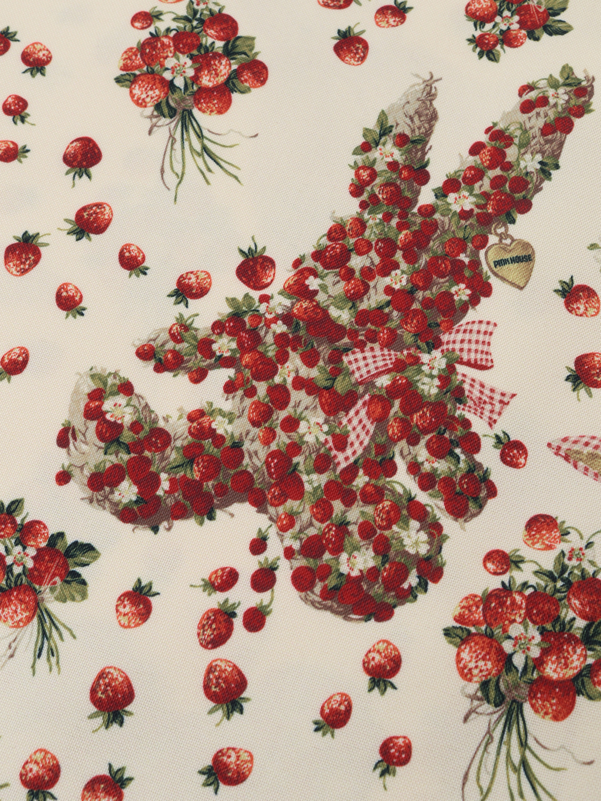 PINK HOUSE LIFE STYLE】アーカイブプリントクッションカバー｜ピンク