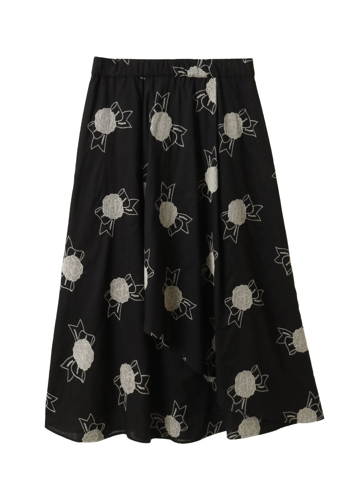 カメリアリボン刺繍スカート｜ピンクハウスオフィシャルオンライン