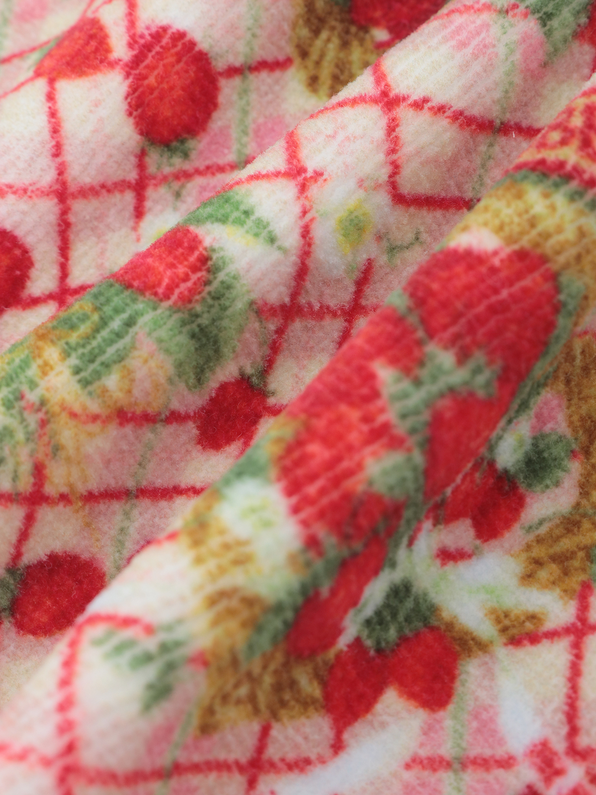 苺リースプリントハンドタオル｜ピンクハウスオフィシャルオンライン