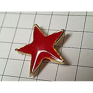 ピンバッジ・赤い星チェゲバラ革命家・211002